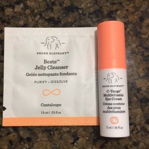 Drunk elephant eye cream and cleanser